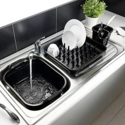 Addis Cutlery Drainer Black -Vonshef shop 83667634 3