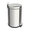 Tramontina Polished Stainless Steel Pedal Bin 3L