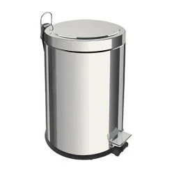 Tramontina Polished Stainless Steel Pedal Bin 3L