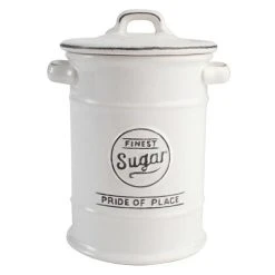 T&G Pride Of Place Set Of 3 Storage Jars In White -Vonshef shop 83668238 4