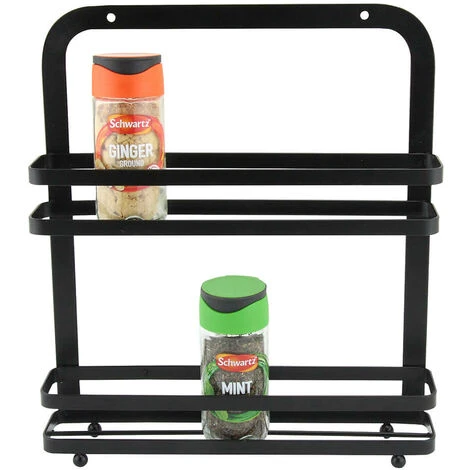 Apollo® Apollo Flat Iron Spice Rack 2 Tier 1 Apollo® Apollo Flat Iron Spice Rack 2 Tier