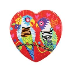 Maxwell & Williams Love Hearts Tiger Tiger 10cm Ceramic Coaster