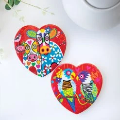 Maxwell & Williams Love Hearts Tiger Tiger 10cm Ceramic Coaster 8 Maxwell & Williams Love Hearts Tiger Tiger 10cm Ceramic Coaster -Vonshef shop 83669399 4