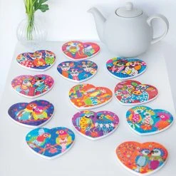 Maxwell & Williams Love Hearts Tiger Tiger 10cm Ceramic Coaster 9 Maxwell & Williams Love Hearts Tiger Tiger 10cm Ceramic Coaster -Vonshef shop 83669399 5