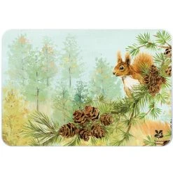 National Trust Red Squirrel Medium Worktop Protector 30 X 40cm