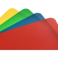 ASAB Set Of 4 Plastic Chopping Boards BPA-Free Colour Coded Folding Cutting Sheets -Vonshef shop 83809860 3