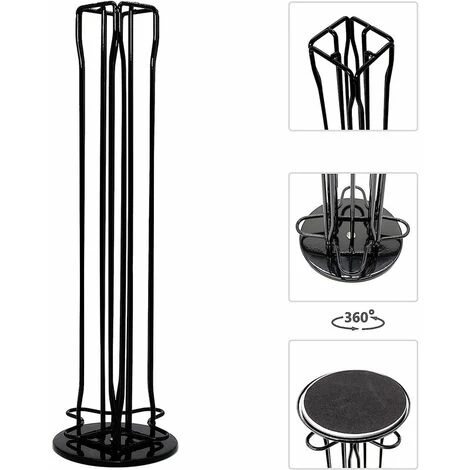 GTA Coffee Capsule Holder Compatible With Nespresso (40 X Capsules) - Holder For Nespresso Classic Coffee Capsules - Rotating Holder (Black) 3 GTA Coffee Capsule Holder Compatible With Nespresso (40 X Capsules) - Holder For Nespresso Classic Coffee Capsules - Rotating Holder (Black) - Image 3