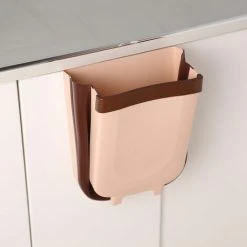 GTA Wall Mounted Collapsible Trash Can Kitchen Hanging Trash Can Portable Small Trash Can For Bathroom Kitchen Toilet Closet Door Car Trash Can 9L(Brown) 13Thirteen 7 GTA Wall Mounted Collapsible Trash Can Kitchen Hanging Trash Can Portable Small Trash Can For Bathroom Kitchen Toilet Closet Door Car Trash Can 9L(Brown) 13Thirteen -Vonshef shop 86188414 3