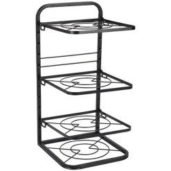Livingandhome Kitchen 4 Tier Pan Organizer Rack Cookware Holder Stand -Vonshef shop 86252715 4