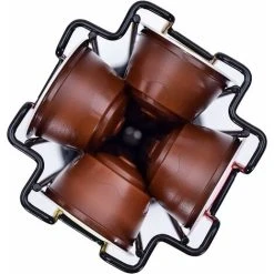 TUMALAGIA Coffee Capsule Holder Storage Holder 360 Degree Rotating Range Capsule Chrome Slim And Stylish 7 TUMALAGIA Coffee Capsule Holder Storage Holder 360 Degree Rotating Range Capsule Chrome Slim And Stylish -Vonshef shop 86604420 3