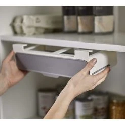 TUMALAGIA Under Shelf Spice Rack - Grey -Vonshef shop 86605138 3