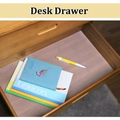 TUMALAGIA Drawer Mat, 30cm3m Plastic Kitchen Drawer Protectors, EVA Fridge Mat (Transparent, 30cm3m) -Vonshef shop 86605491 5