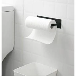 TUMALAGIA Kitchen Paper Roll Holder No Drilling On Wall Self Adhesive 3M Sticky Paper Holder For Kitchen Toilet Bathroom -Vonshef shop 86605625 4