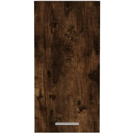 Hanging Cabinet Smoked Oak 29.5x31x60 Cm Engineered Wood VidaXL 5 Hanging Cabinet Smoked Oak 29.5x31x60 Cm Engineered Wood VidaXL - Image 5