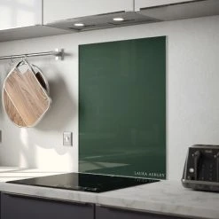 Alternative view of Laura Ashley Fern Glass Kitchen Splashback 600 X 750mm