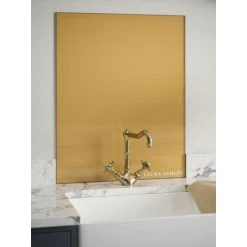 Laura Ashley Brass Glass Kitchen Splashback 900mm X 750mm 7 Laura Ashley Brass Glass Kitchen Splashback 900mm X 750mm -Vonshef shop 86991488 3