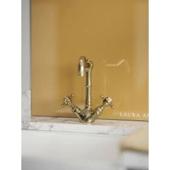 Laura Ashley Brass Glass Kitchen Splashback 900mm X 750mm 8 Laura Ashley Brass Glass Kitchen Splashback 900mm X 750mm -Vonshef shop 86991488 4