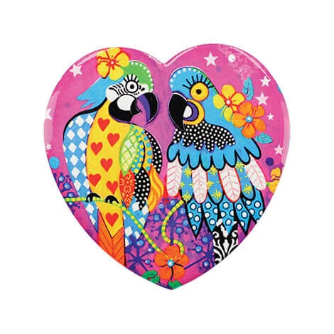 Maxwell & Williams Love Hearts Araras 10cm Ceramic Coaster 1 Maxwell & Williams Love Hearts Araras 10cm Ceramic Coaster