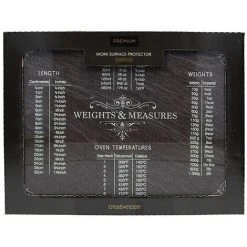 Creative Tops Slate Effect Weights And Measures Work Surface Protector -Vonshef shop 87184061 2