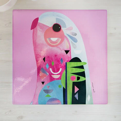 Maxwell & Williams Pete Cromer Parrot 20cm Ceramic Trivet 2 Maxwell & Williams Pete Cromer Parrot 20cm Ceramic Trivet - Image 2