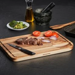 Cole & Mason Berden Extra Large Acacia Wood Carving Board -Vonshef shop 87184238 5