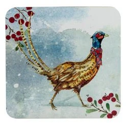 DMD Winter Retreat Coaster Set Of 4