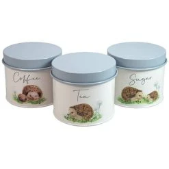 DMD Hedgehugs Set X3 Storage Tin Set -Vonshef shop 87185457 3