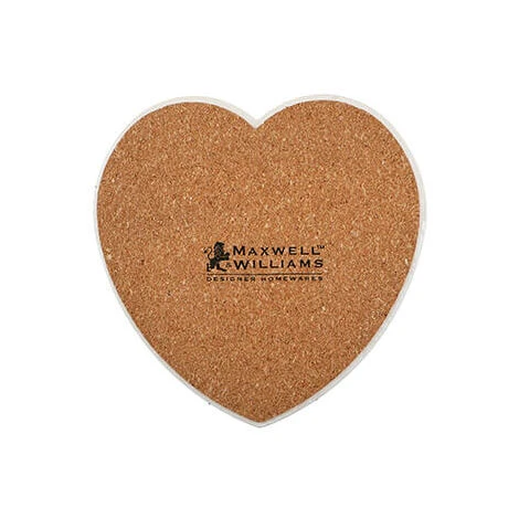 Maxwell & Williams Love Hearts Fan Club 10cm Ceramic Coaster 2 Maxwell & Williams Love Hearts Fan Club 10cm Ceramic Coaster - Image 2