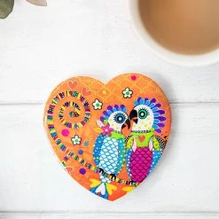 Maxwell & Williams Love Hearts Fan Club 10cm Ceramic Coaster 6 Maxwell & Williams Love Hearts Fan Club 10cm Ceramic Coaster -Vonshef shop 87187853 3