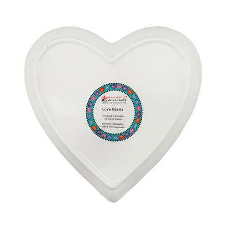 Maxwell & Williams Love Hearts Chatter 15.5cm Ceramic Plate Gift Boxed 2 Maxwell & Williams Love Hearts Chatter 15.5cm Ceramic Plate Gift Boxed - Image 2