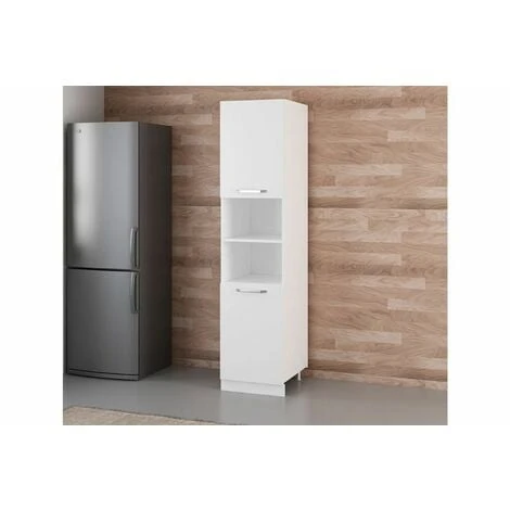 Vivense 50 Cm Kitchen Pantry Tall Cabinet White D50 B2 3 Vivense 50 Cm Kitchen Pantry Tall Cabinet White D50 B2 - Image 3
