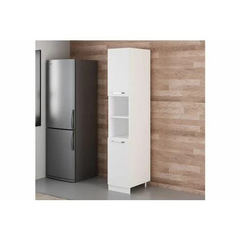 Vivense 40 Cm Kitchen Pantry Tall Cabinet White D40 B2 3 Vivense 40 Cm Kitchen Pantry Tall Cabinet White D40 B2 - Image 3