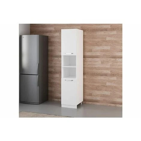 Vivense 45 Cm Kitchen Pantry Tall Cabinet White D45 B2 3 Vivense 45 Cm Kitchen Pantry Tall Cabinet White D45 B2 - Image 3