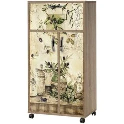 Vivense Olives - Kitchen Cabinet - Oak