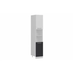 Vivense 40 Cm Kitchen Pantry Tall Cabinet White Anthracite D40 A2 8 Vivense 40 Cm Kitchen Pantry Tall Cabinet White Anthracite D40 A2 -Vonshef shop 87192086 4
