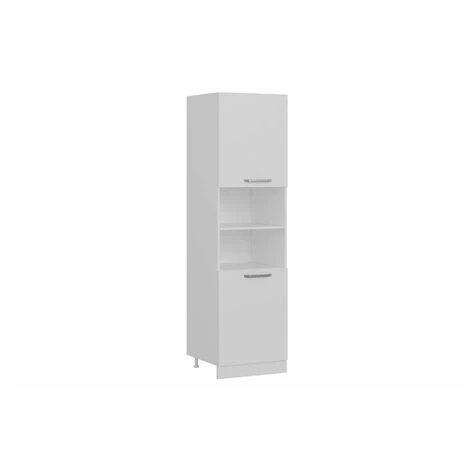 Vivense 60 Cm Kitchen Pantry Tall Cabinet White D60 B2 4 Vivense 60 Cm Kitchen Pantry Tall Cabinet White D60 B2 - Image 4