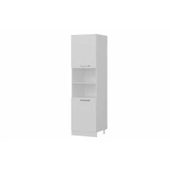 Vivense 60 Cm Kitchen Pantry Tall Cabinet White D60 B2 9 Vivense 60 Cm Kitchen Pantry Tall Cabinet White D60 B2 -Vonshef shop 87192162 5
