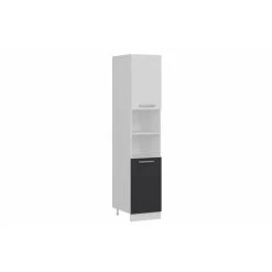 Vivense 45 Cm Kitchen Pantry Tall Cabinet White Anthracite D45 A2 8 Vivense 45 Cm Kitchen Pantry Tall Cabinet White Anthracite D45 A2 -Vonshef shop 87192192 4
