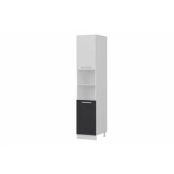 Vivense 45 Cm Kitchen Pantry Tall Cabinet White Anthracite D45 A2 9 Vivense 45 Cm Kitchen Pantry Tall Cabinet White Anthracite D45 A2 -Vonshef shop 87192192 5