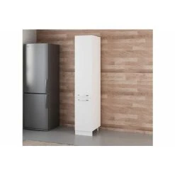Vivense 40 Cm Kitchen Pantry Tall Cabinet White D40 B1 7 Vivense 40 Cm Kitchen Pantry Tall Cabinet White D40 B1 -Vonshef shop 87192207 3