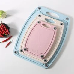 MIMIY Vegetable Plate With Wheat Straw. Wheat Straw Cutting Board Beige. -Vonshef shop 87361104 4