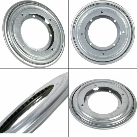 ERHOPE Swivel Tray , Lazy Susan Swivel Lazy Susan, Lazy Susan Serving Tray,Galvanized Lazy Susan, Suitable For Hotel Dining Table,Specially Designed For Personal 3 ERHOPE Swivel Tray , Lazy Susan Swivel Lazy Susan, Lazy Susan Serving Tray,Galvanized Lazy Susan, Suitable For Hotel Dining Table,Specially Designed For Personal - Image 3