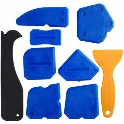 ERHOPE 9 Pieces Joint Smoothers Sealing Tools Caulking Kit Silicone Degreaser Sealer Tool For Bathroom Kitchen And Frame Seals