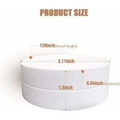 GDRHVFD Caulking Tape, PE Self Adhesive Decorative Sealing Tape, Used For Kitchen Sink Bathroom Tub Floor Wall Edge Protection (White Length: 10.5 Feet) 8 GDRHVFD Caulking Tape, PE Self Adhesive Decorative Sealing Tape, Used For Kitchen Sink Bathroom Tub Floor Wall Edge Protection (White Length: 10.5 Feet) -Vonshef shop 88106725 4