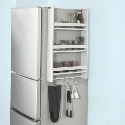 SoBuy Kitchen Spice Holder,Refrigerator Hang Storage Rack,FRG150-W,UK -Vonshef shop 8842898 3