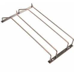 HIASDFLS Étagère à Verres à Vin En Bronze De 35,5 Cm Sous L'armoire, Support Pour Verres à Vin, Support De Rangement Pour Verres à Vin, 2 Rangées