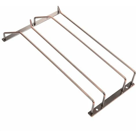 HIASDFLS Étagère à Verres à Vin En Bronze De 35,5 Cm Sous L'armoire, Support Pour Verres à Vin, Support De Rangement Pour Verres à Vin, 2 Rangées 1 HIASDFLS Étagère à Verres à Vin En Bronze De 35,5 Cm Sous L'armoire, Support Pour Verres à Vin, Support De Rangement Pour Verres à Vin, 2 Rangées