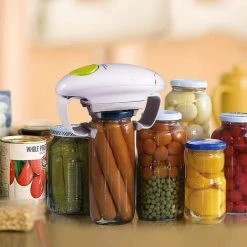 TUMALAGIA Electric Jar Opener, Automatic Restaurant Jar Opener For Seniors With Arthritis, Weak Hands, Hands Free Bottle Opener -Vonshef shop 89795570 4
