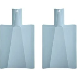 MODOU Folding Plastic Cutting Board - Cutting Board Kitchen Prep Mat - Blue