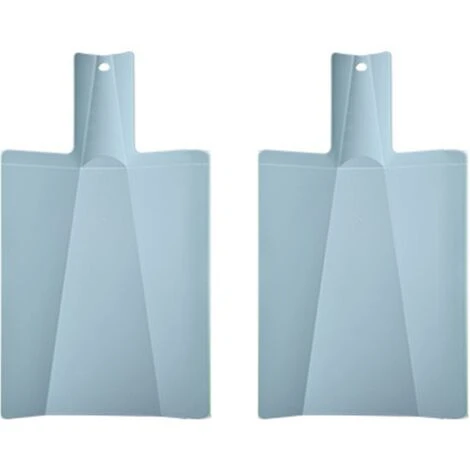 MODOU Folding Plastic Cutting Board - Cutting Board Kitchen Prep Mat - Blue 1 MODOU Folding Plastic Cutting Board - Cutting Board Kitchen Prep Mat - Blue